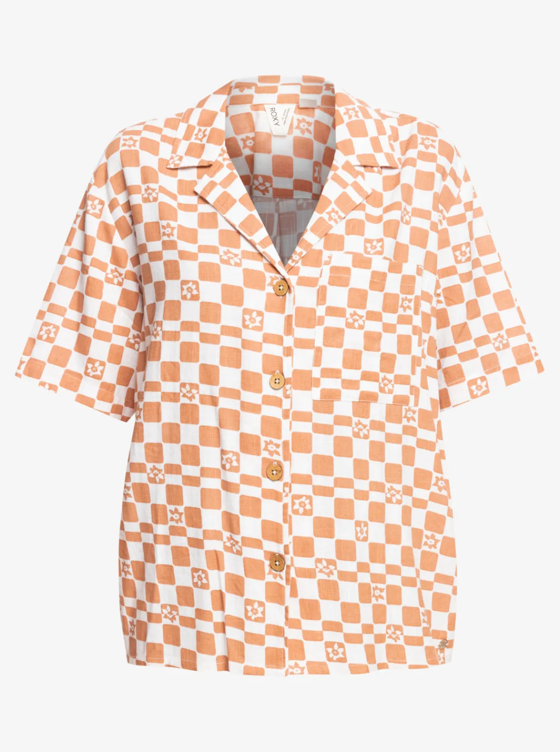 Aloha Sunset Check - Kurzarmliges Hemd Fur Frauen>Roxy Cheap