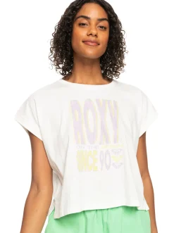 Alone On The Beach - T-Shirt Mit Boxy Fit Fur Frauen>Roxy Clearance
