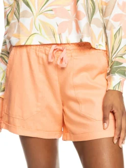 Another Kiss - Leinen Shorts Fur Frauen>Roxy Discount