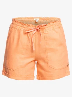 Another Kiss - Leinen Shorts Fur Frauen><noscript><img width=