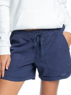 Another Kiss - Leinen Shorts Fur Frauen><noscript><img width=
