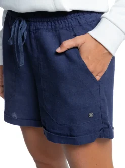Another Kiss - Leinen Shorts Fur Frauen><noscript><img width=