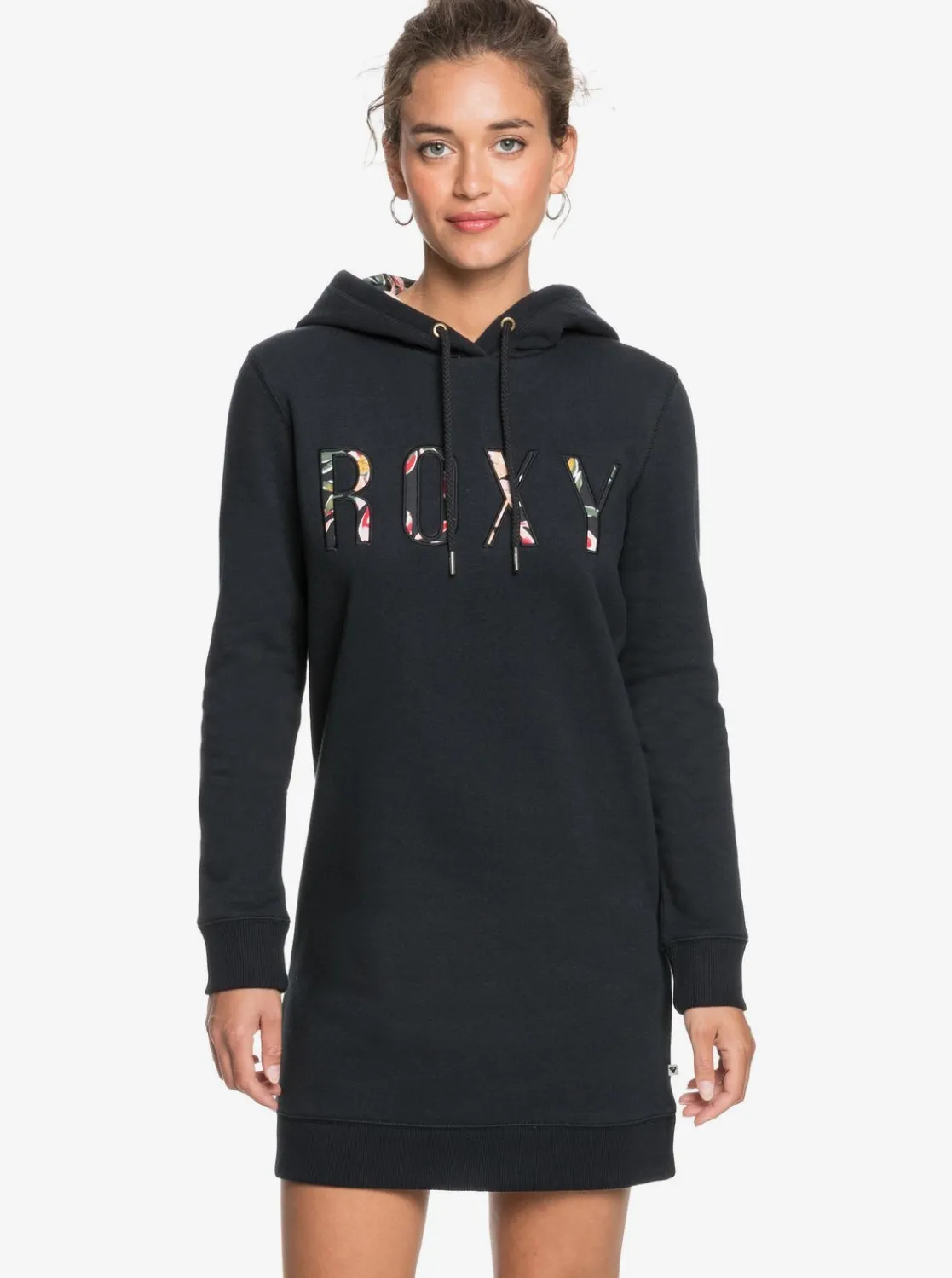 Be Rider - Langarmeliges Kapuzenkleid Fur Frauen>Roxy Discount