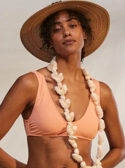 Beach Classics - Verlangertes Triangle-Bikinioberteil Fur Frauen>Roxy Cheap