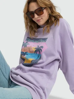 Breaking Waves - Sweatshirt-Kleid Fur Frauen><noscript><img width=