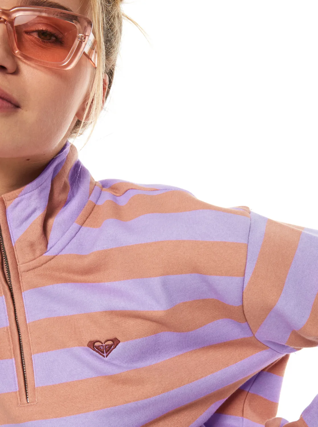 Carefree Vibe - Sweatshirt Mit Halbem Reisverschluss Fur Frauen>Roxy Best