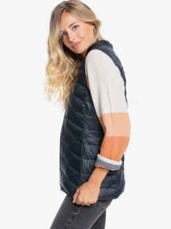 Coast Road - Wasserabweisende Leichte Verpackbare Gepolsterte Weste Fur Frauen><noscript><img width=