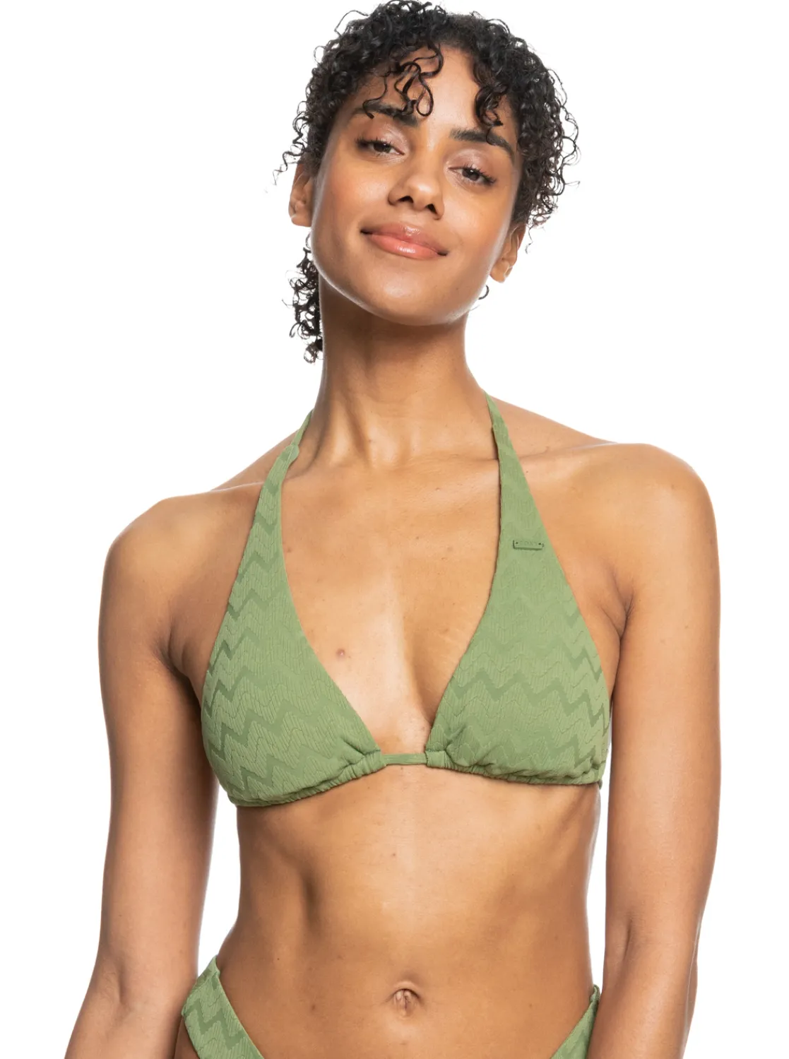 Current Coolness - Verlangertes Triangle-Bikinioberteil Fur Frauen>Roxy Cheap