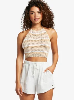 Daydreamer - Kurzeres Gestricktes Halter-Oberteil Fur Frauen><noscript><img width=