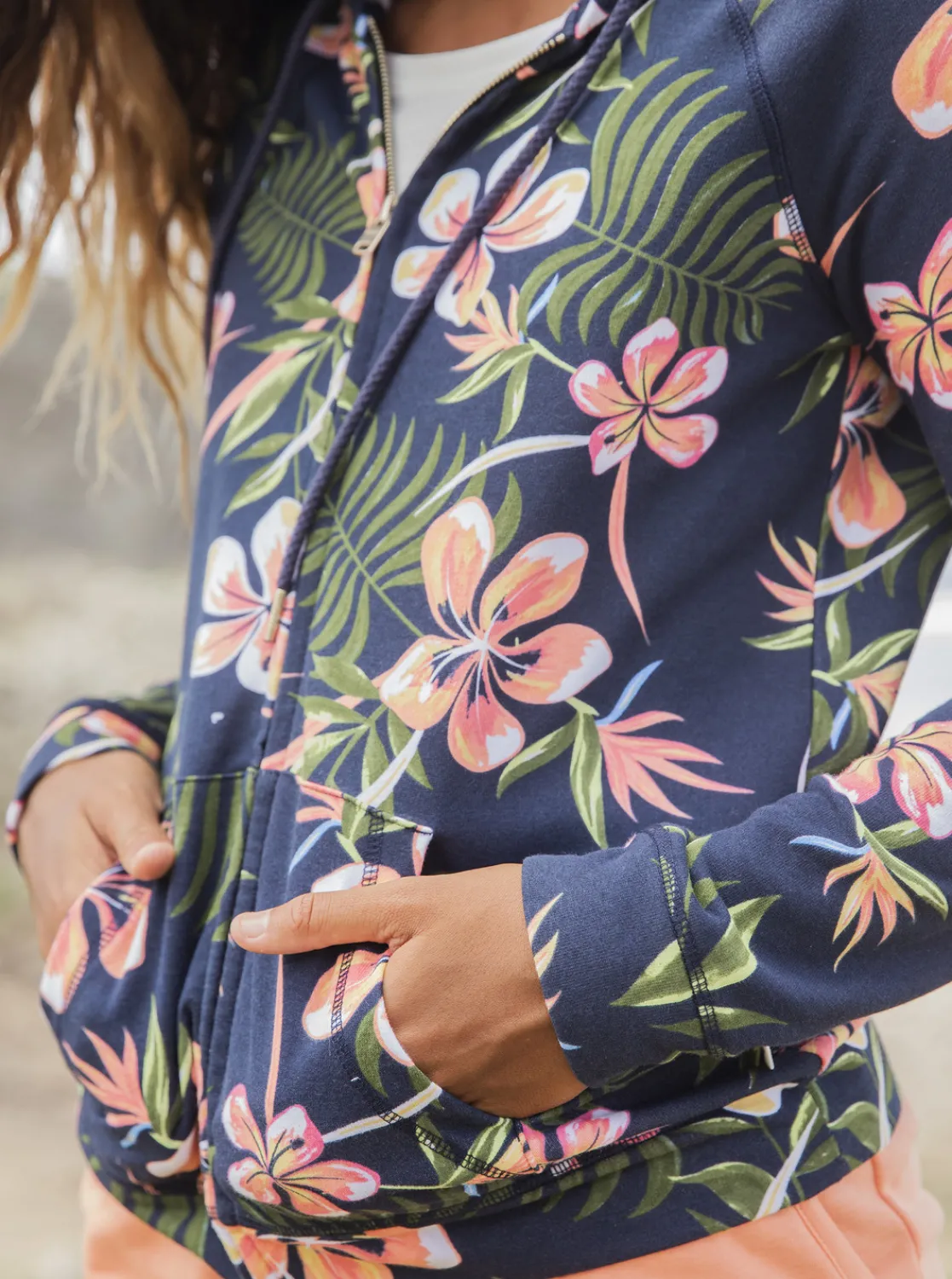 Dive Deep - Kapuzenpulli Mit Reisverschluss Fur Frauen>Roxy Fashion