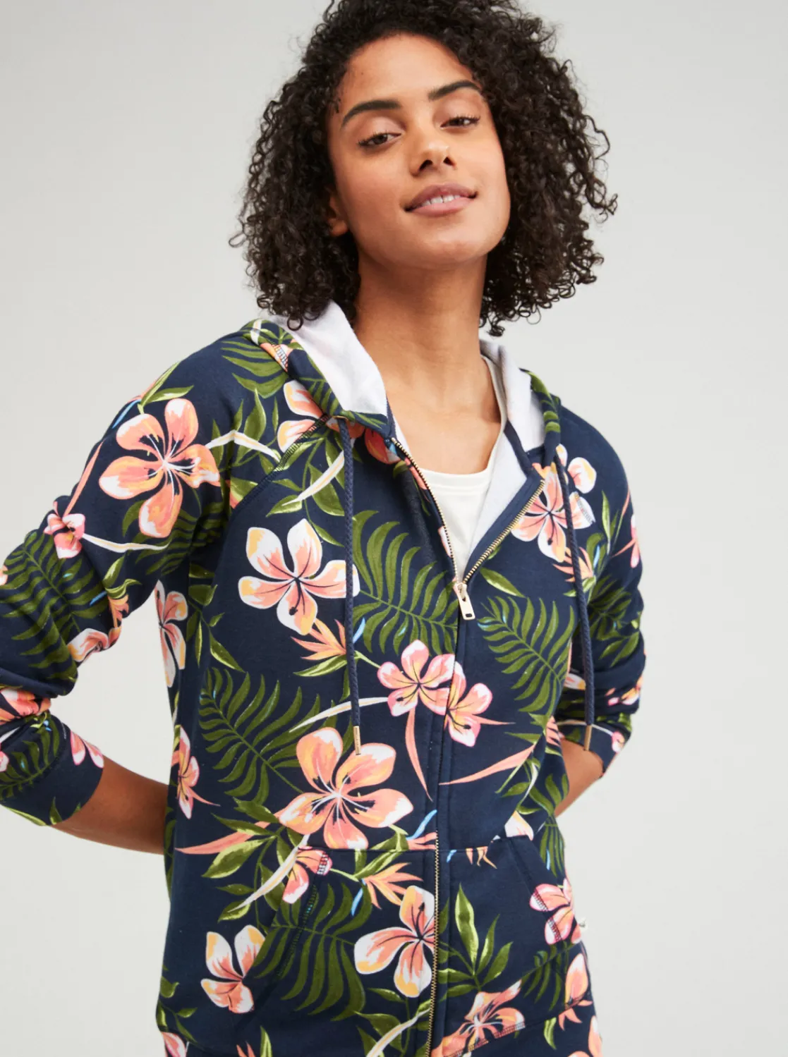 Dive Deep - Kapuzenpulli Mit Reisverschluss Fur Frauen>Roxy Fashion