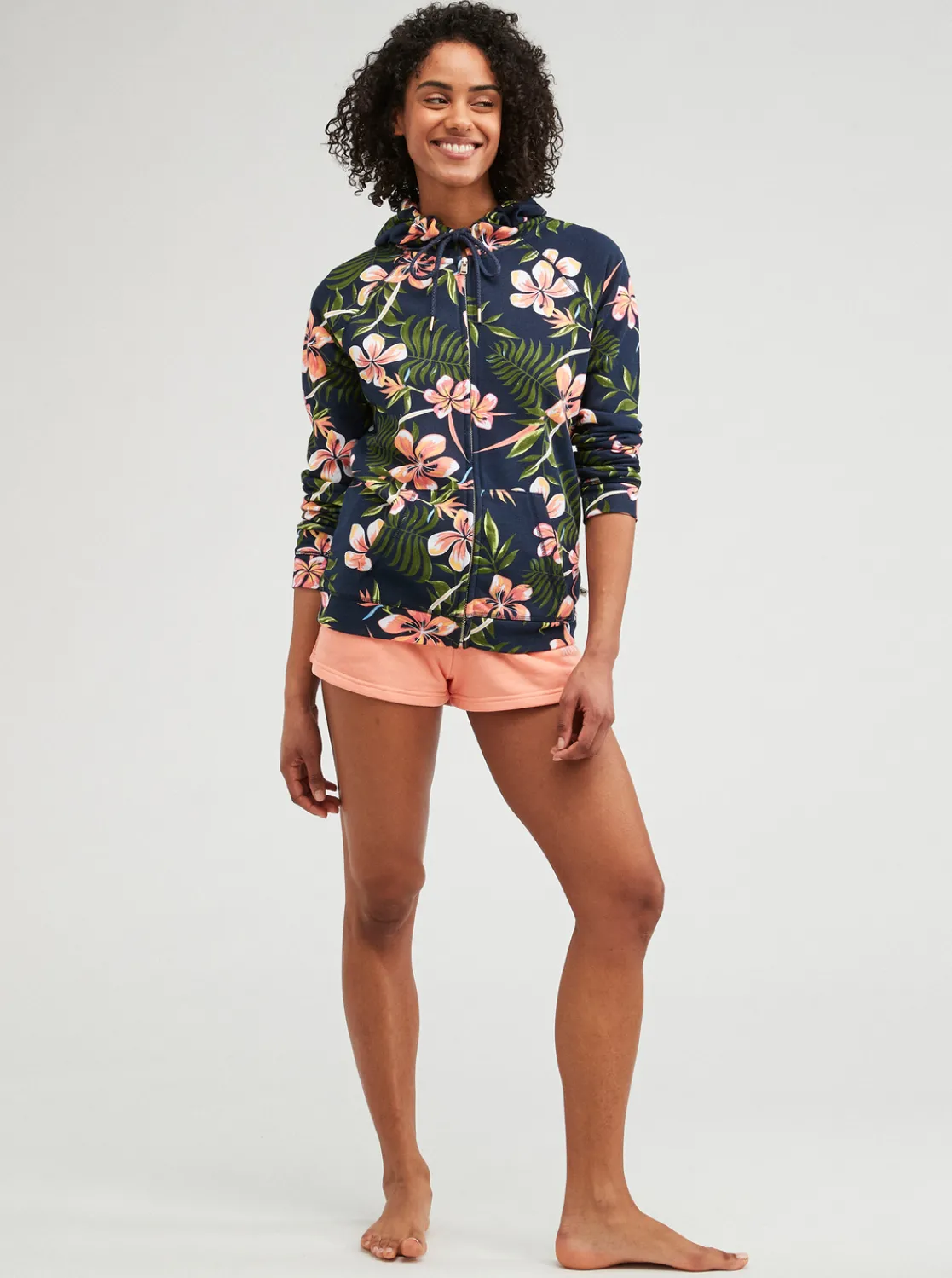 Dive Deep - Kapuzenpulli Mit Reisverschluss Fur Frauen>Roxy Fashion