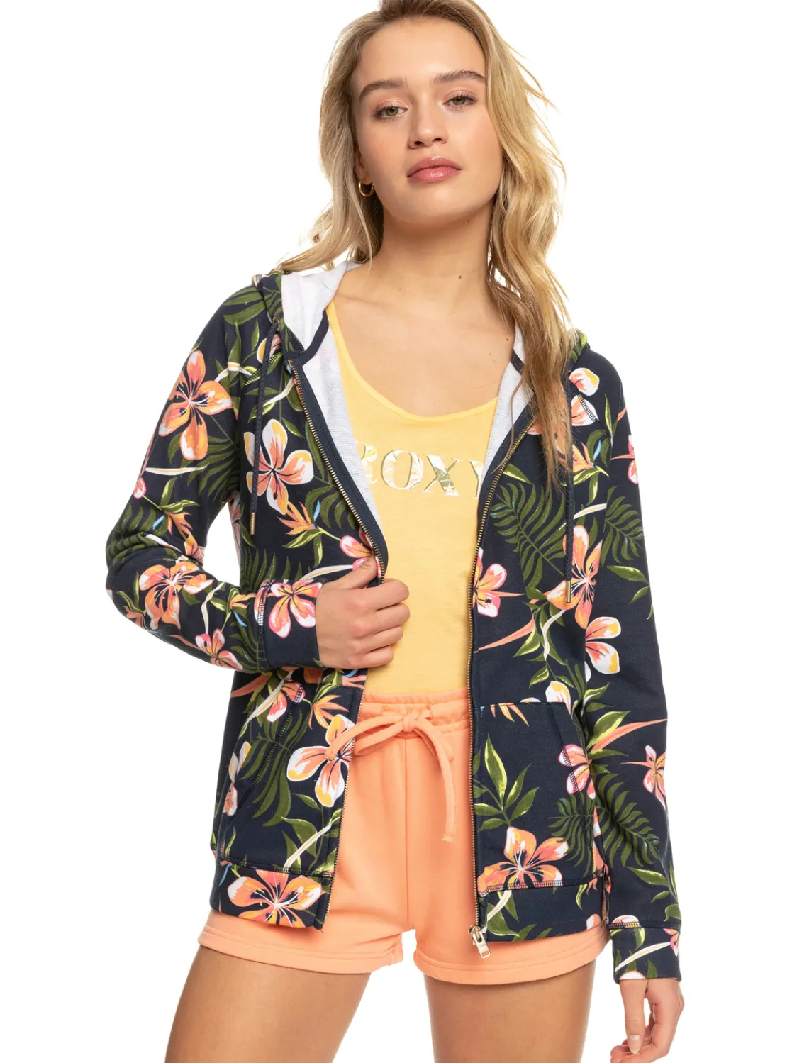 Dive Deep - Kapuzenpulli Mit Reisverschluss Fur Frauen>Roxy Fashion
