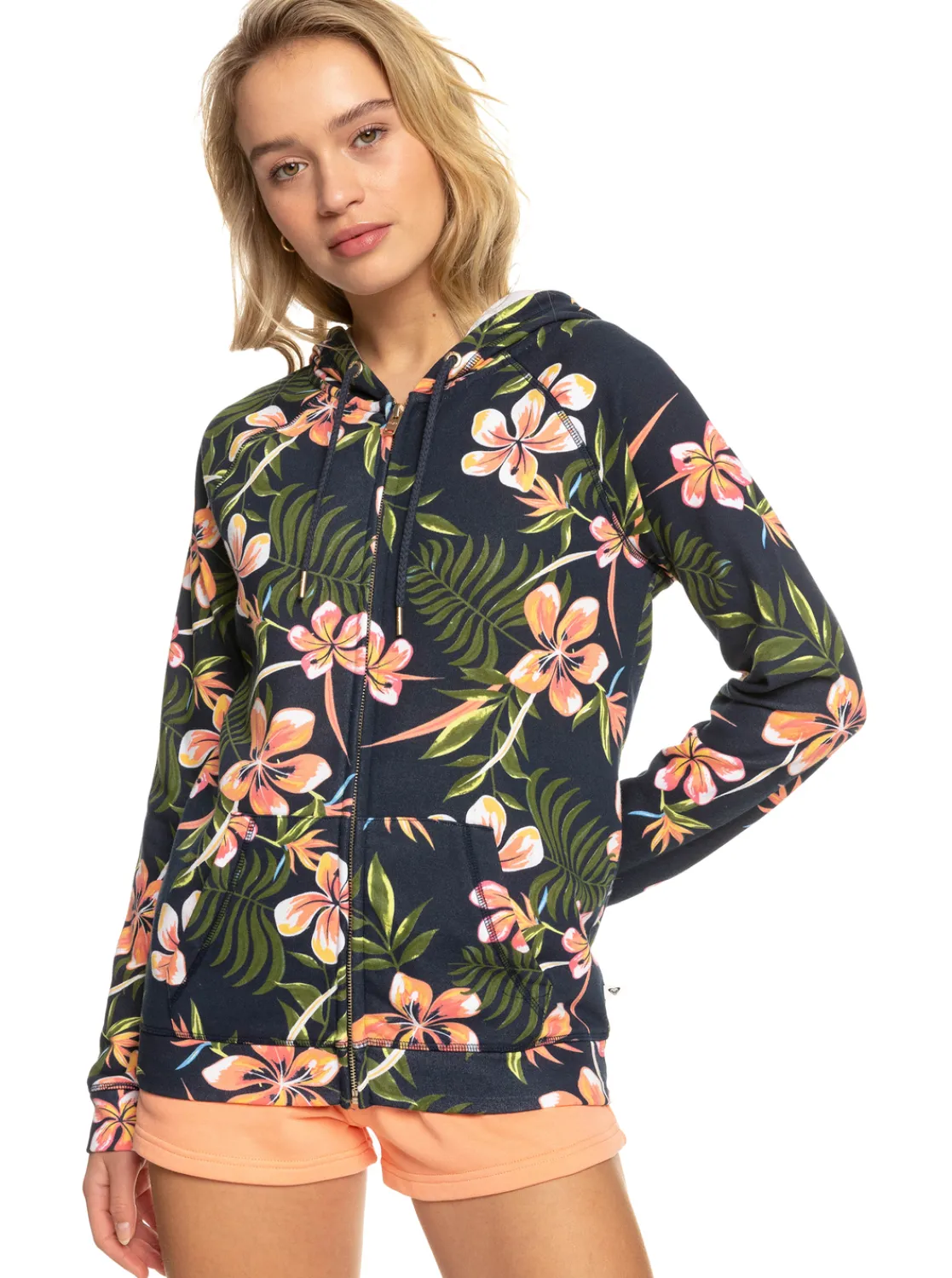 Dive Deep - Kapuzenpulli Mit Reisverschluss Fur Frauen>Roxy Fashion