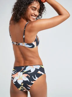 Hibiscus Wave - Bikiniunterteil Mit Mittelhohem Bund Fur Frauen><noscript><img width=