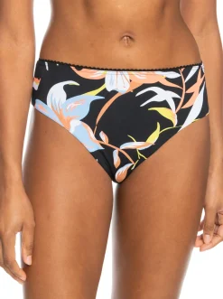 Hibiscus Wave - Bikiniunterteil Mit Mittelhohem Bund Fur Frauen><noscript><img width=