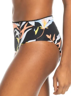 Hibiscus Wave - Bikiniunterteil Mit Mittelhohem Bund Fur Frauen><noscript><img width=