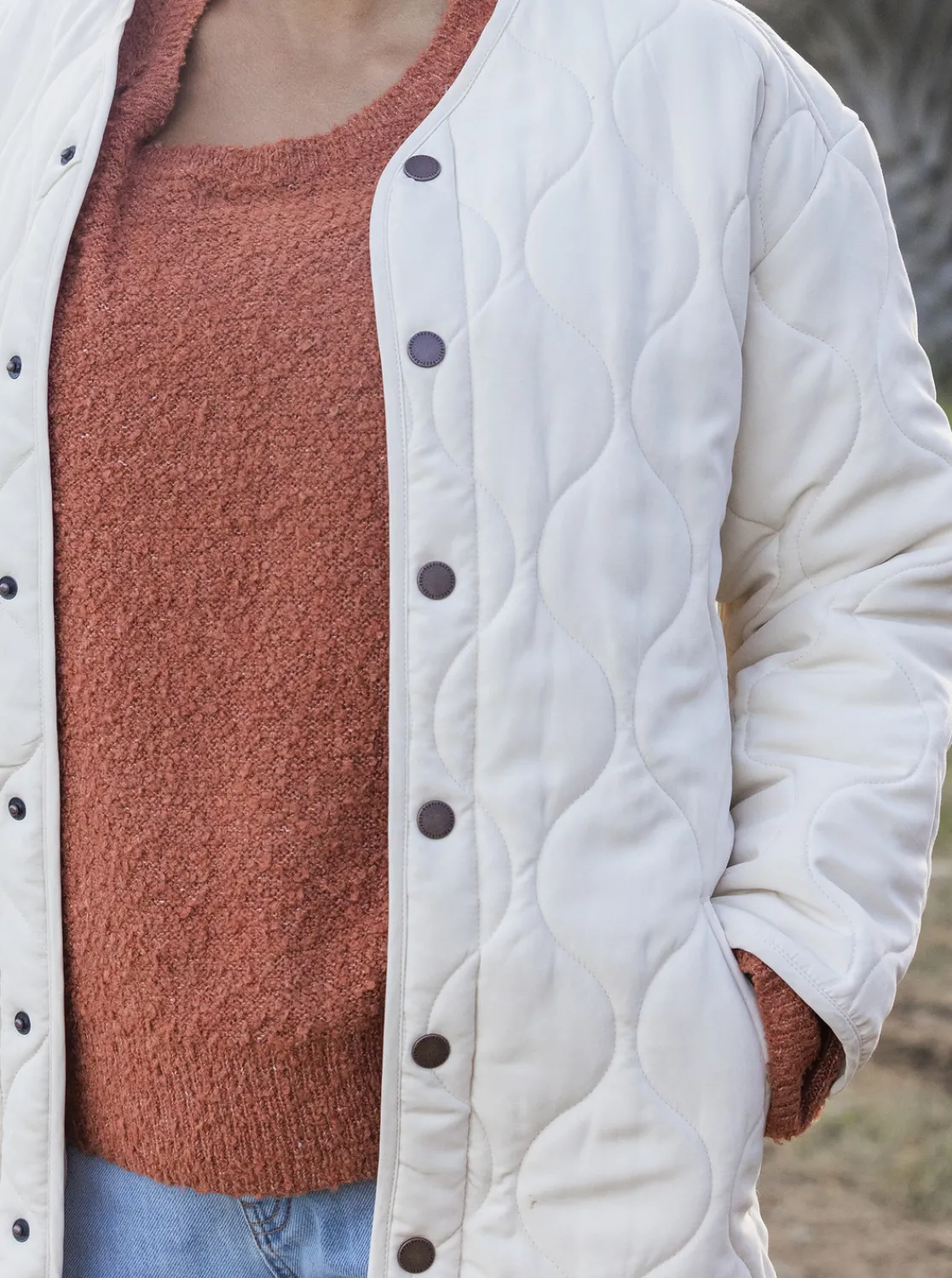 Holding On - Gesteppte Jacke Fur Frauen>Roxy Best Sale