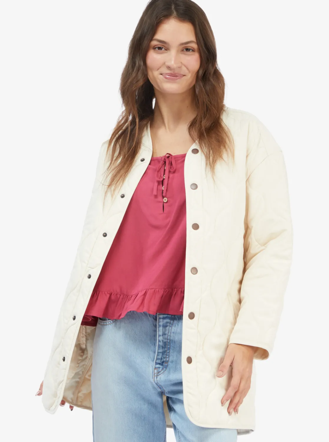Holding On - Gesteppte Jacke Fur Frauen>Roxy Best Sale