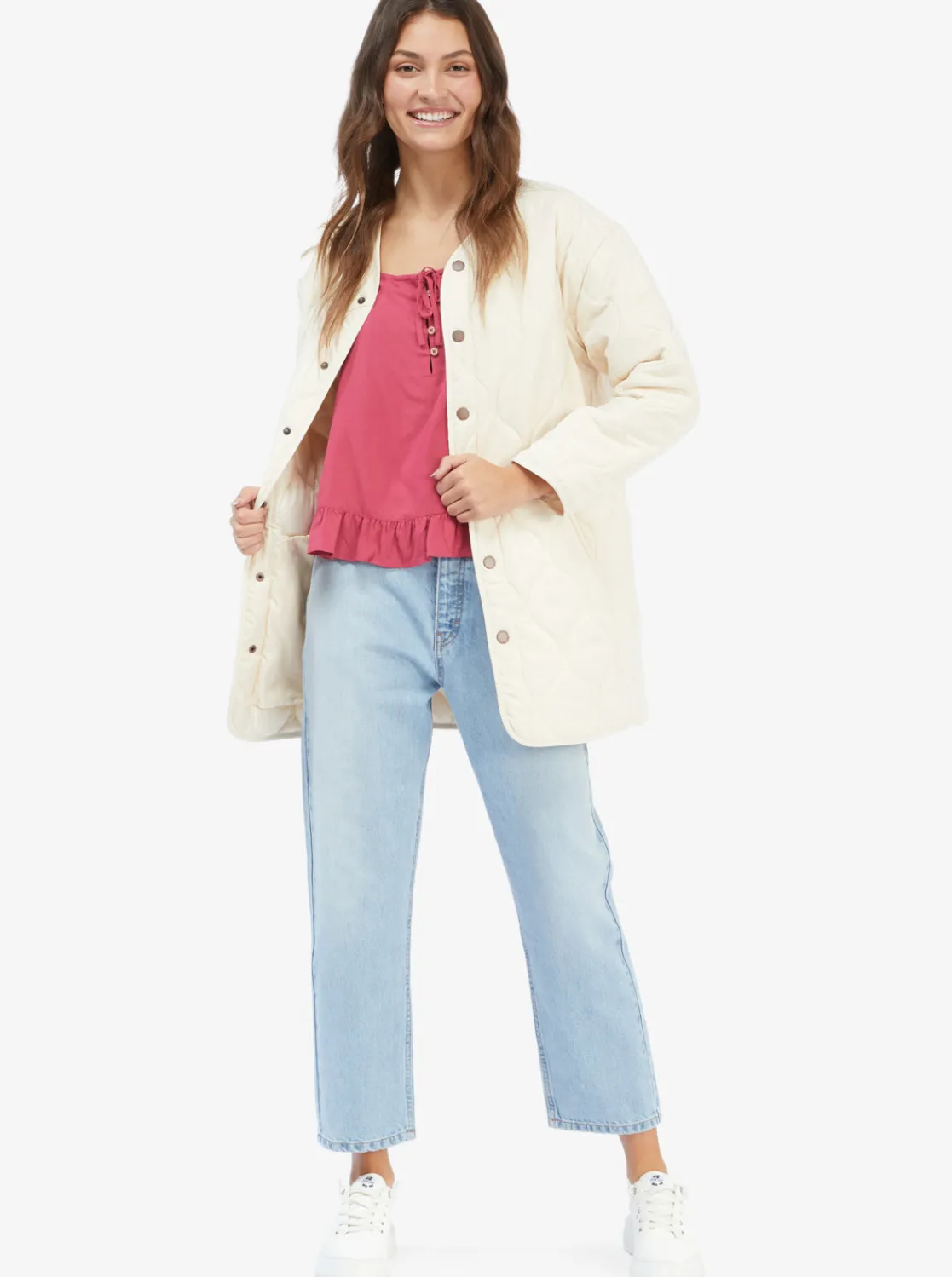 Holding On - Gesteppte Jacke Fur Frauen>Roxy Best Sale