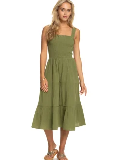 Honeymoon Avenue - Midikleid Fur Frauen>Roxy Clearance