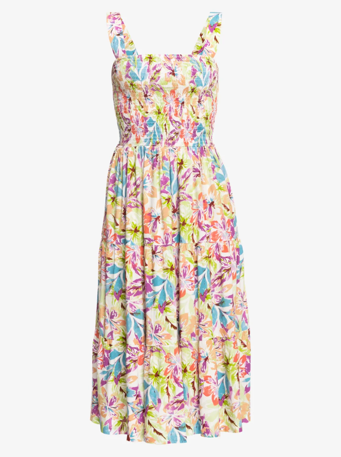 Honeymoon Avenue Printed - Midikleid Fur Frauen>Roxy Outlet
