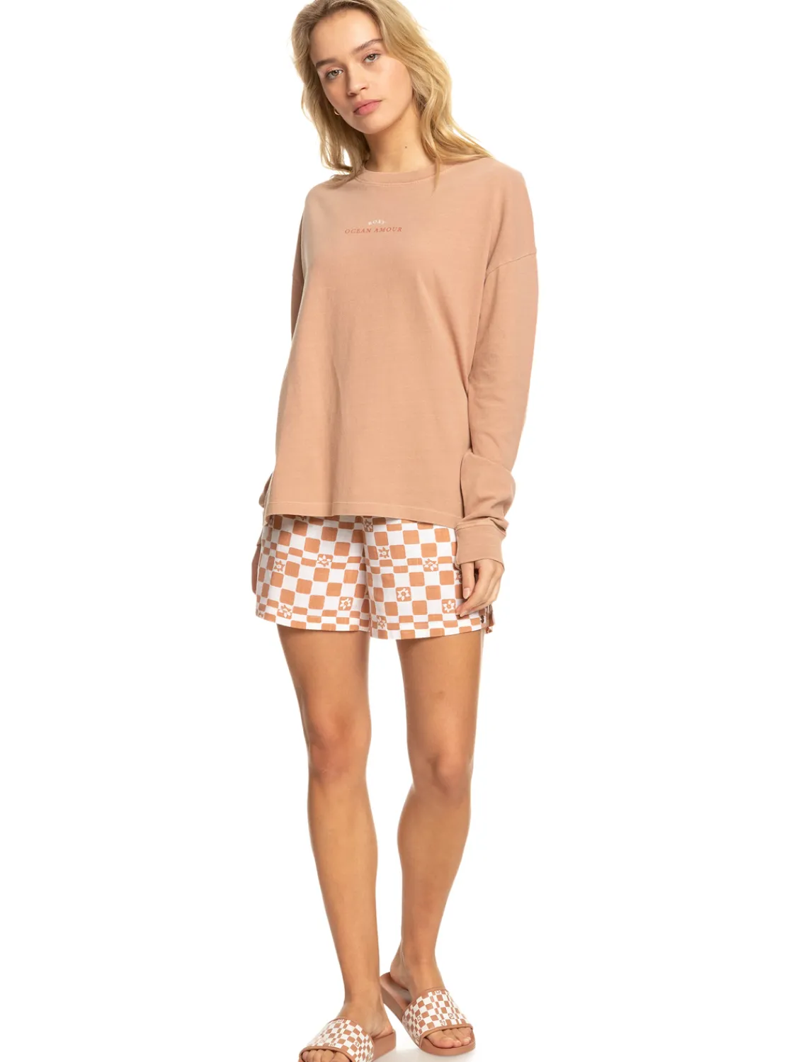 Love Sunset - Oversize Boyfriend-T-Shirt Fur Frauen>Roxy Fashion