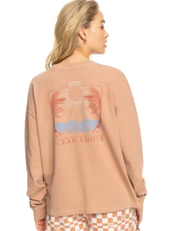 Love Sunset - Oversize Boyfriend-T-Shirt Fur Frauen><noscript><img width=