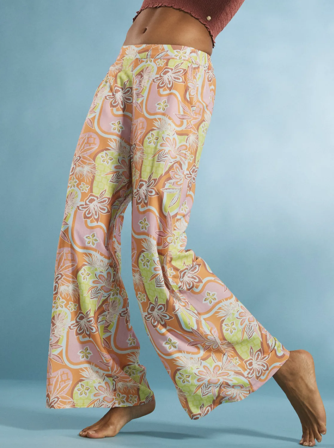 Midnight Avenue - Weite Hose Fur Frauen>Roxy Fashion