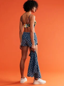 New Impossible Printed - Denim-Shorts Fur Frauen><noscript><img width=