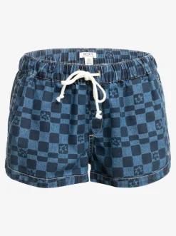 New Impossible Printed - Denim-Shorts Fur Frauen><noscript><img width=