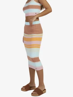 Playa Morning - Gestrickter Bodycon-Rock Fur Frauen><noscript><img width=