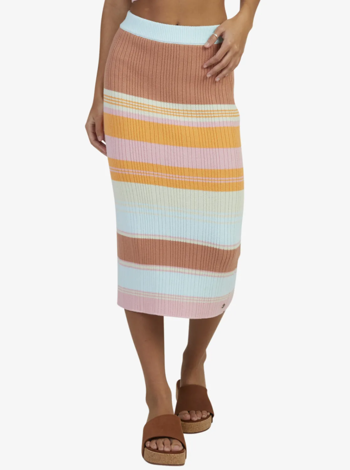 Playa Morning - Gestrickter Bodycon-Rock Fur Frauen>Roxy Online