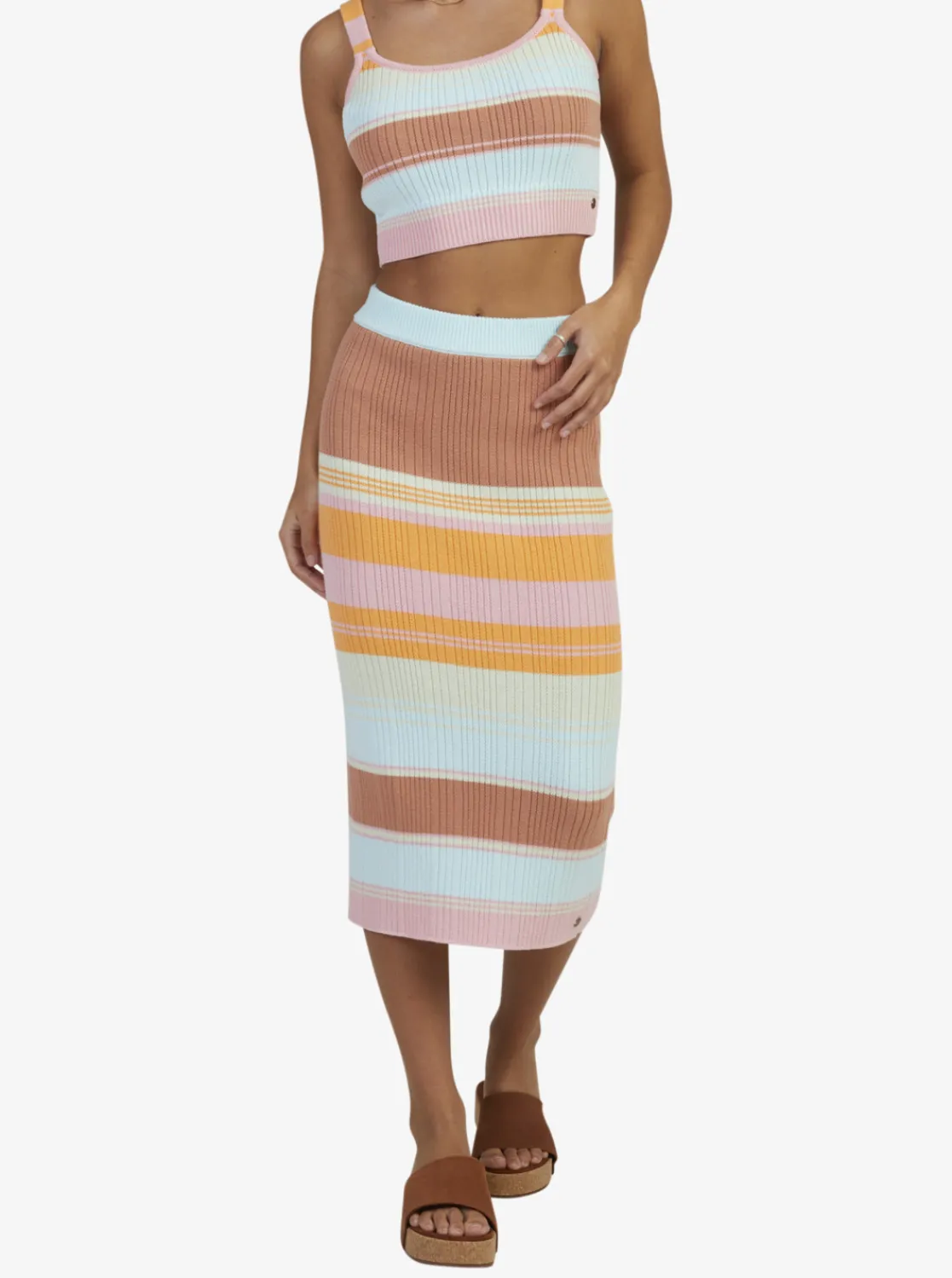 Playa Morning - Gestrickter Bodycon-Rock Fur Frauen>Roxy Online