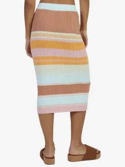 Playa Morning - Gestrickter Bodycon-Rock Fur Frauen><noscript><img width=