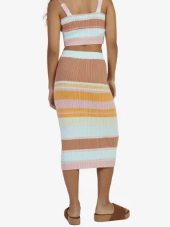 Playa Morning - Gestrickter Bodycon-Rock Fur Frauen><noscript><img width=