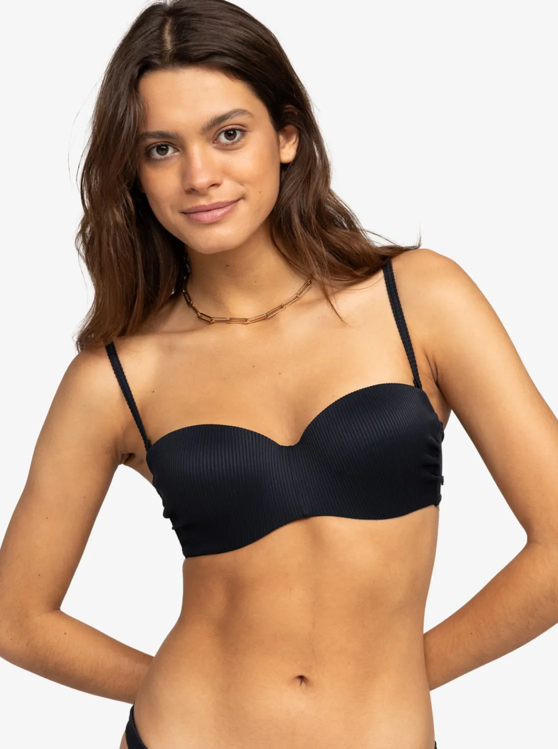 Love The Beach Vibe - Bandeau-Bikinioberteil Fur Frauen>Roxy Store