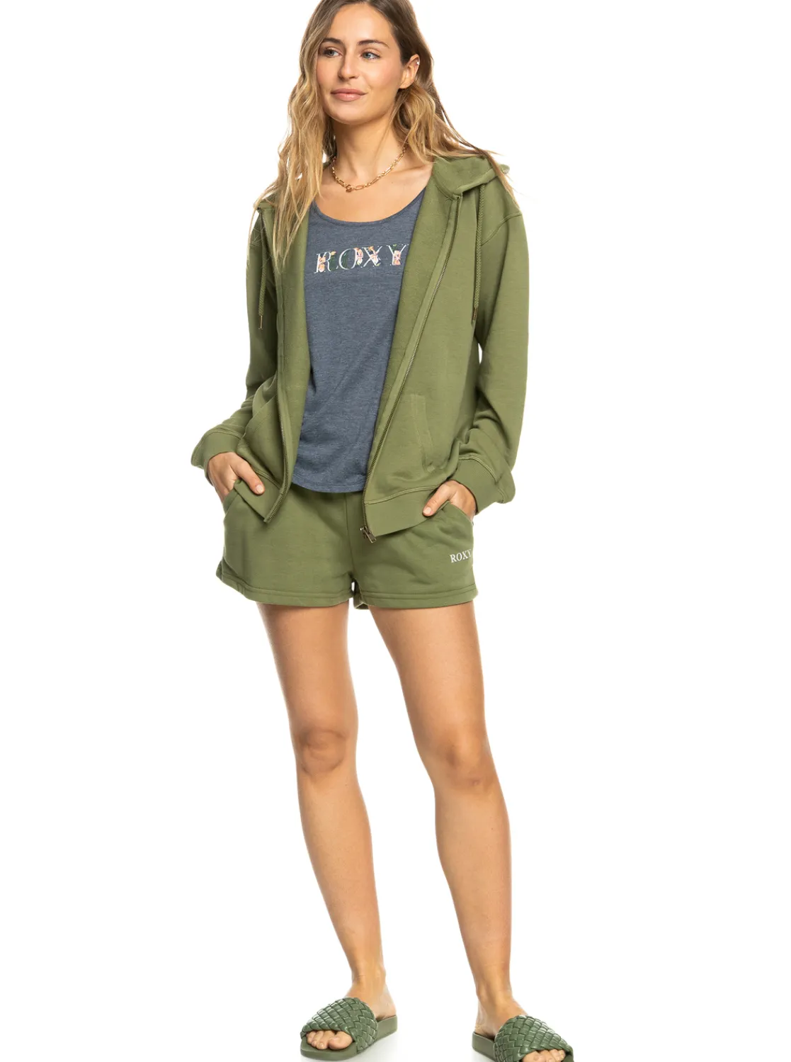 Surf Stoked - Kapuzenpulli Mit Reisverschluss Fur Frauen>Roxy Store