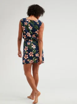 Surfs Up Printed - Jersey-Kleid Fur Frauen><noscript><img width=