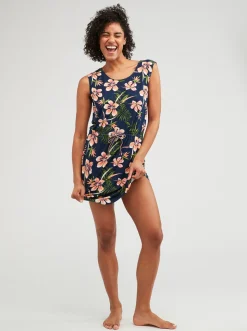 Surfs Up Printed - Jersey-Kleid Fur Frauen><noscript><img width=