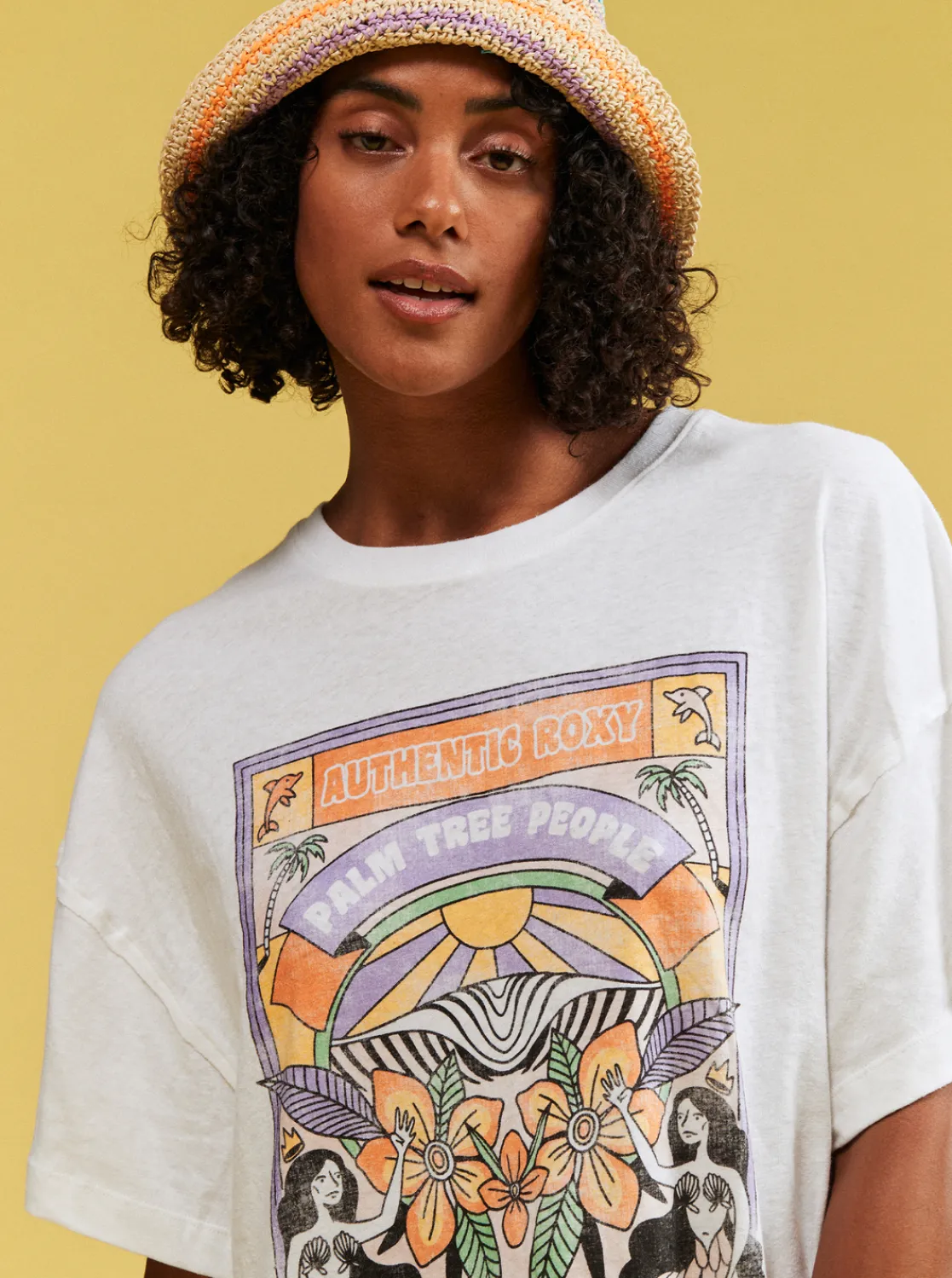 Sweet Sunshine - Ubergroses T-Shirt Fur Frauen>Roxy Online