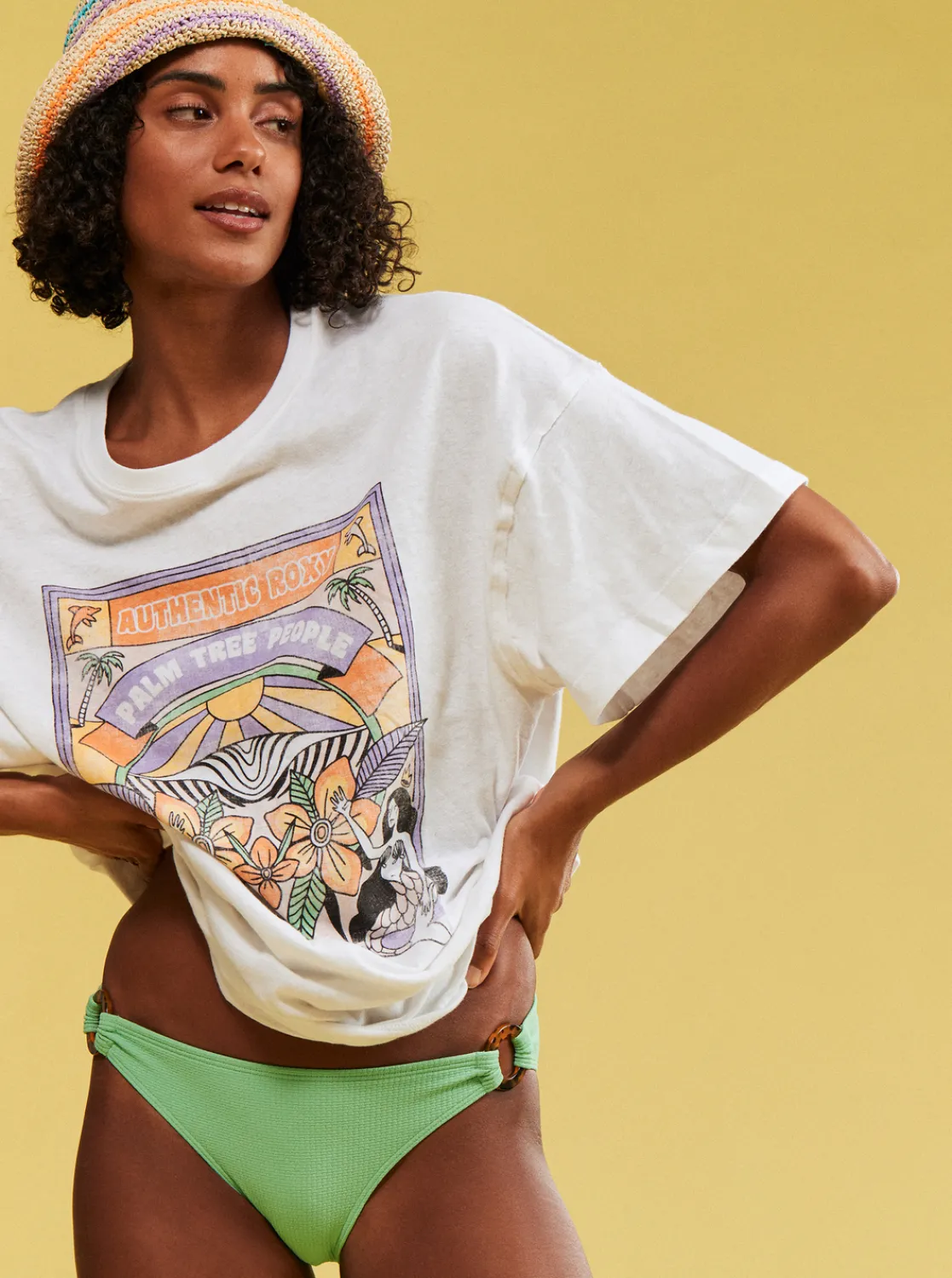 Sweet Sunshine - Ubergroses T-Shirt Fur Frauen>Roxy Online