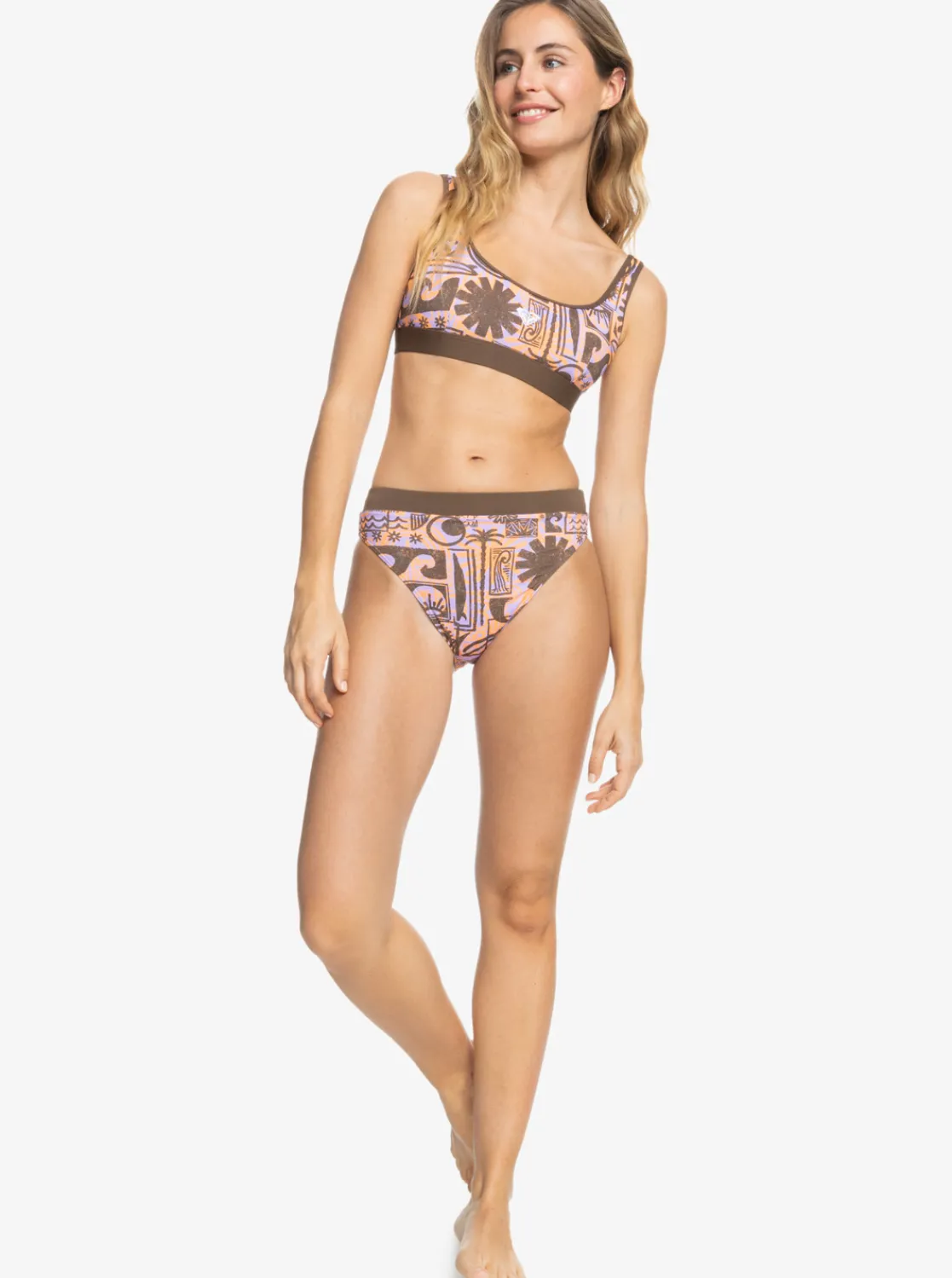 Throw Back - Bikiniunterteil Mit Hohem Bund Fur Frauen>Roxy Fashion