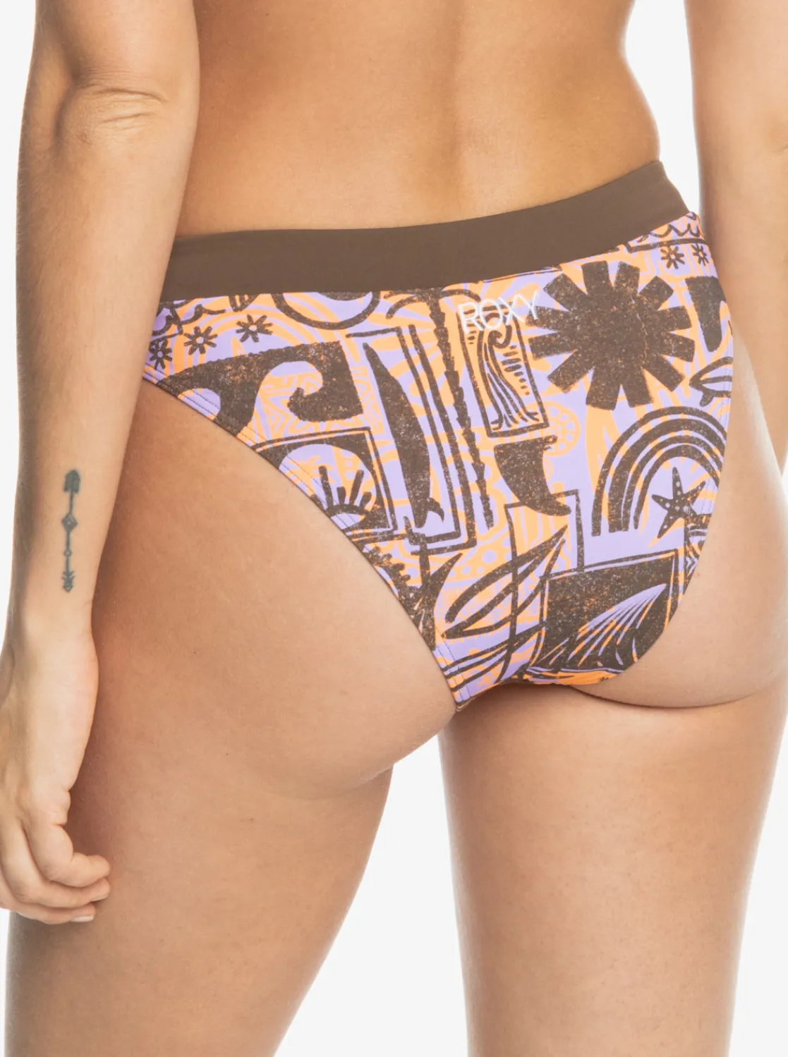 Throw Back - Bikiniunterteil Mit Hohem Bund Fur Frauen>Roxy Fashion