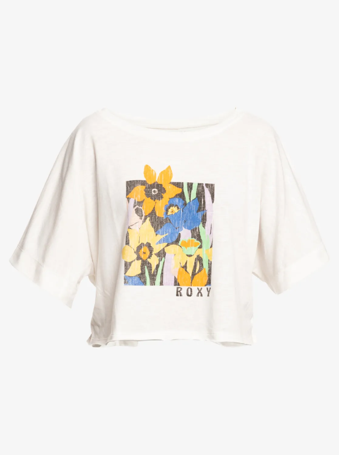 Tiki And Surf - Oversize Crop-T-Shirt Fur Frauen>Roxy Outlet