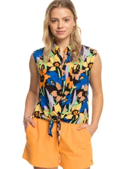 Tropical View - Armelloses Hemd Fur Frauen>Roxy Store