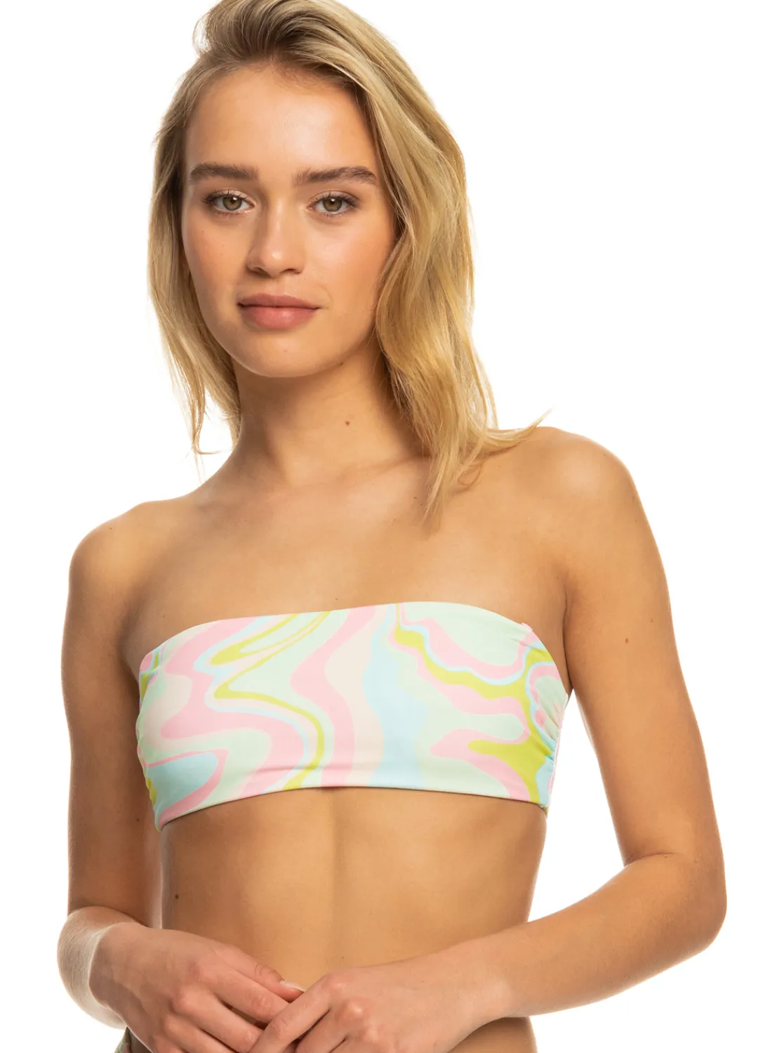 Tropics Hype - Bandeau-Bikinioberteil Fur Frauen>Roxy Clearance