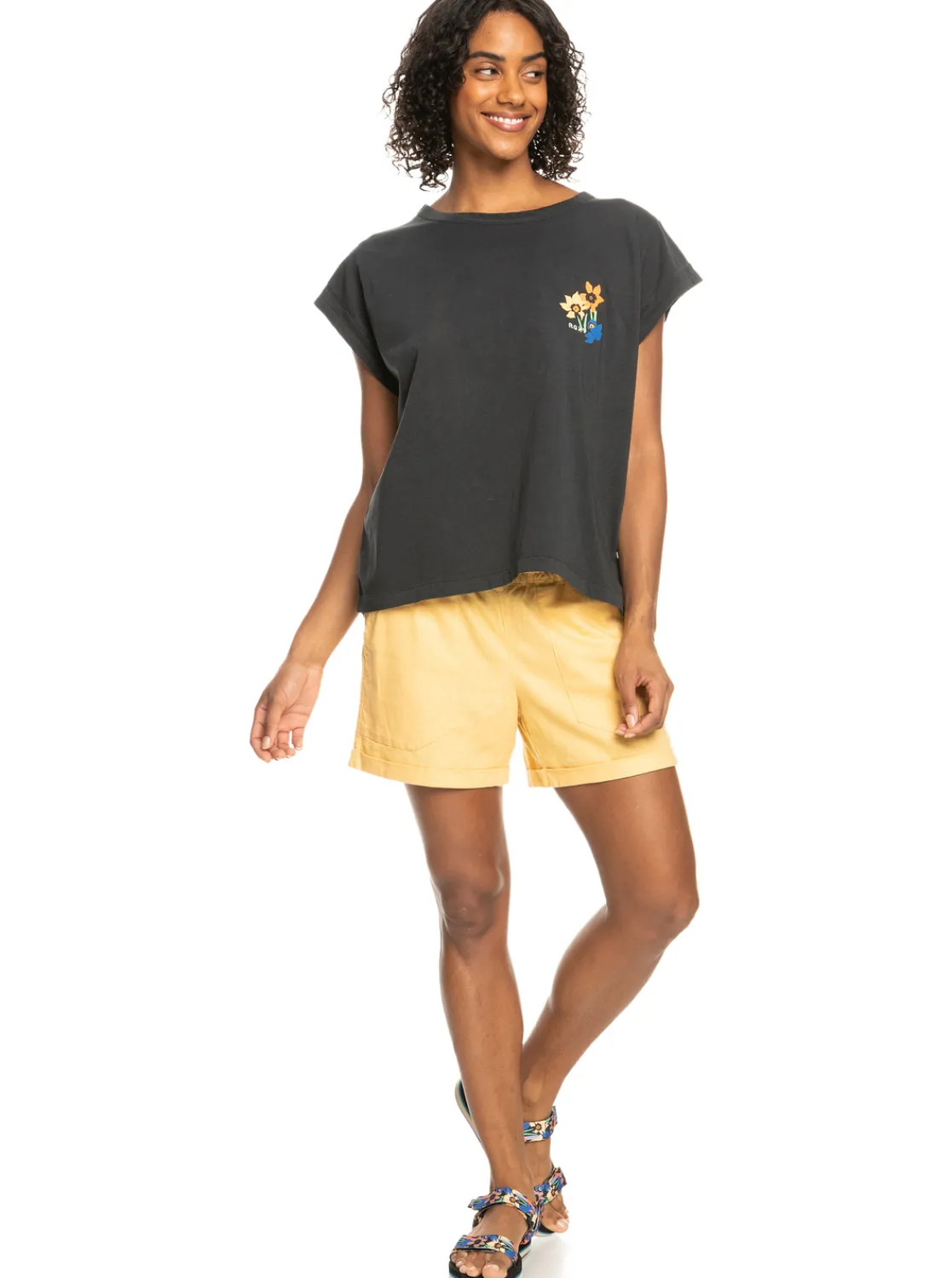 Unite The Wave - T-Shirt Mit Boxy Fit Fur Frauen>Roxy Hot