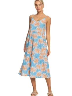 Waiting Line Printed - Midikleid Fur Frauen><noscript><img width=