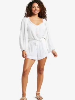 What A Vibe - Crop Top Mit Langen Armeln Fur Frauen><noscript><img width=